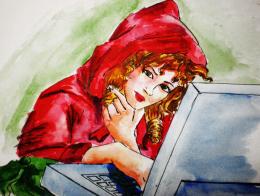 red riding hood chatting